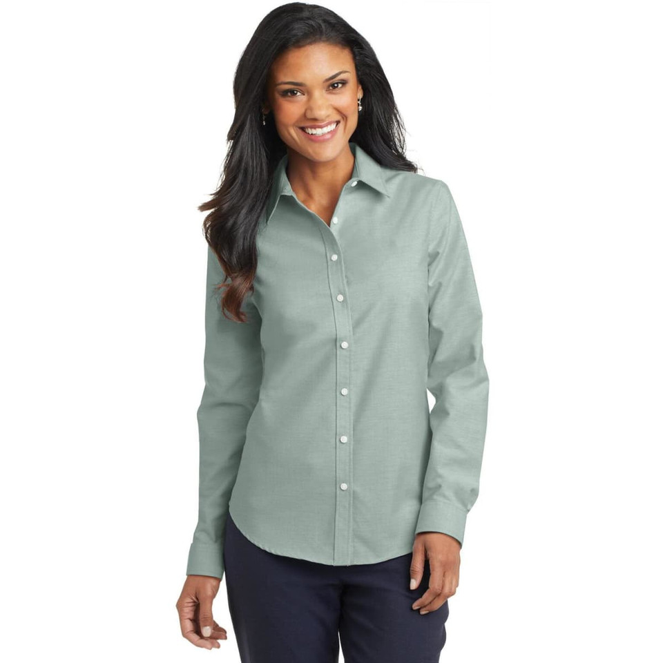 Port Authority Ladies SuperPro Oxford Shirt