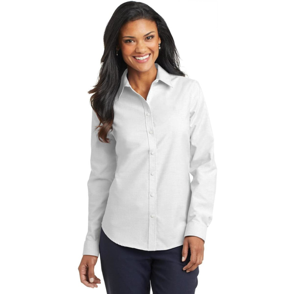 Port Authority Ladies SuperPro Oxford Shirt