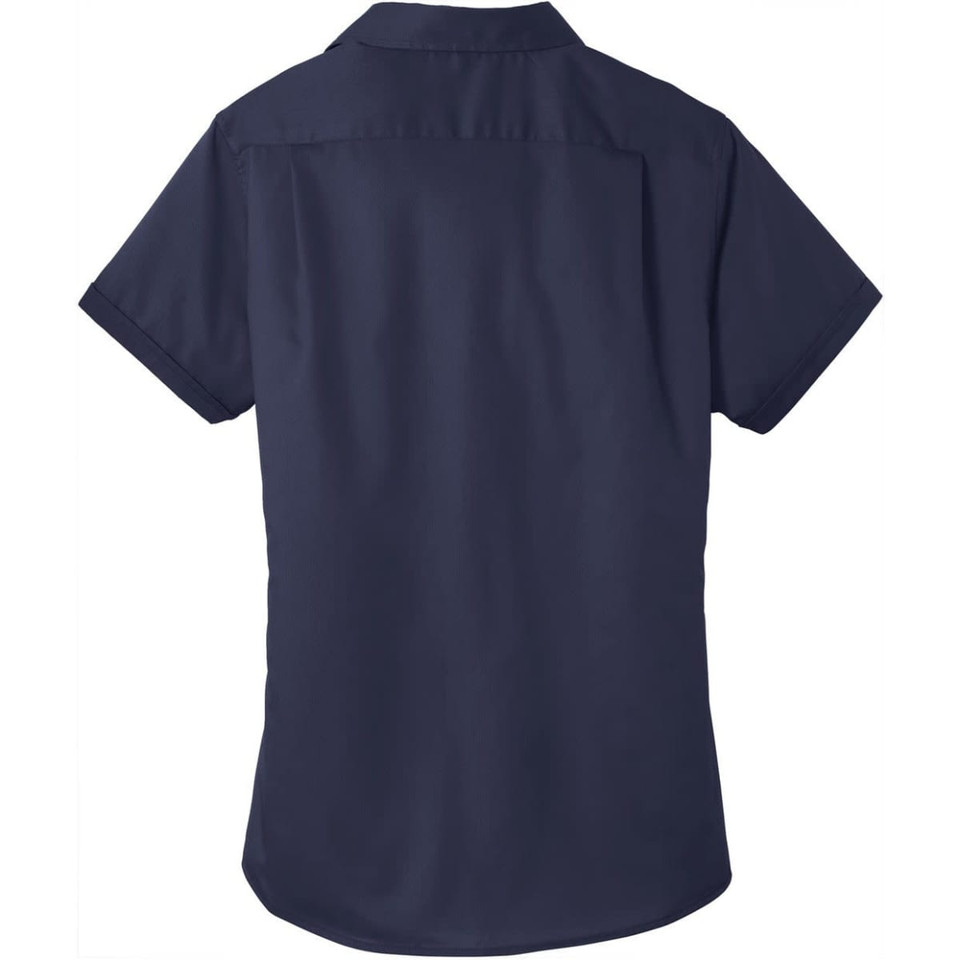 Port Authority Ladies Short Sleeve SuperPro Twill Shirt