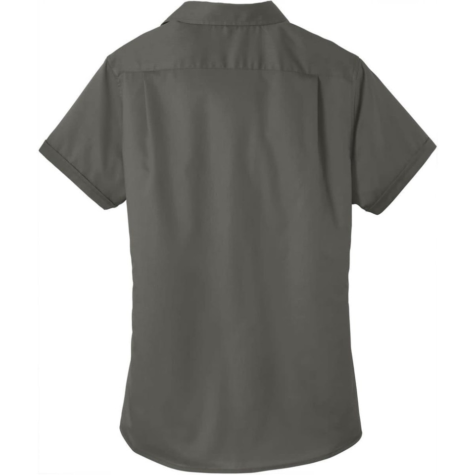 Port Authority Ladies Short Sleeve SuperPro Twill Shirt