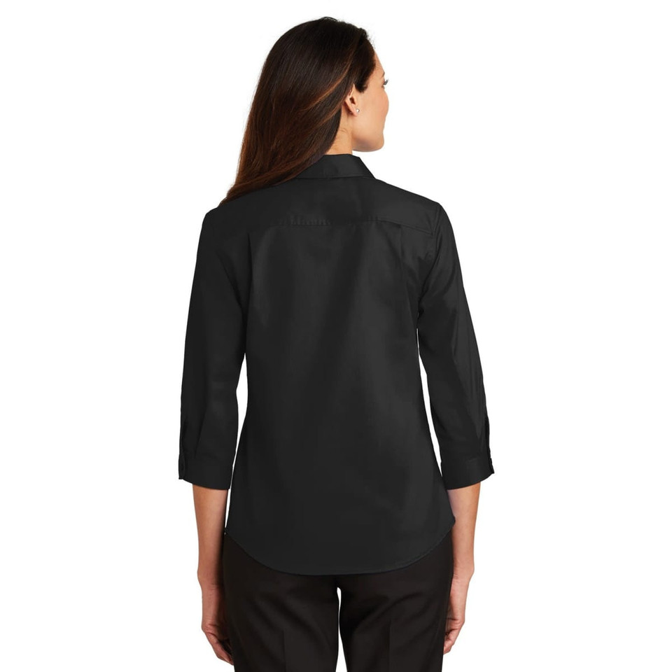Port Authority Ladies 3/4-Sleeve SuperPro Twill Shirt