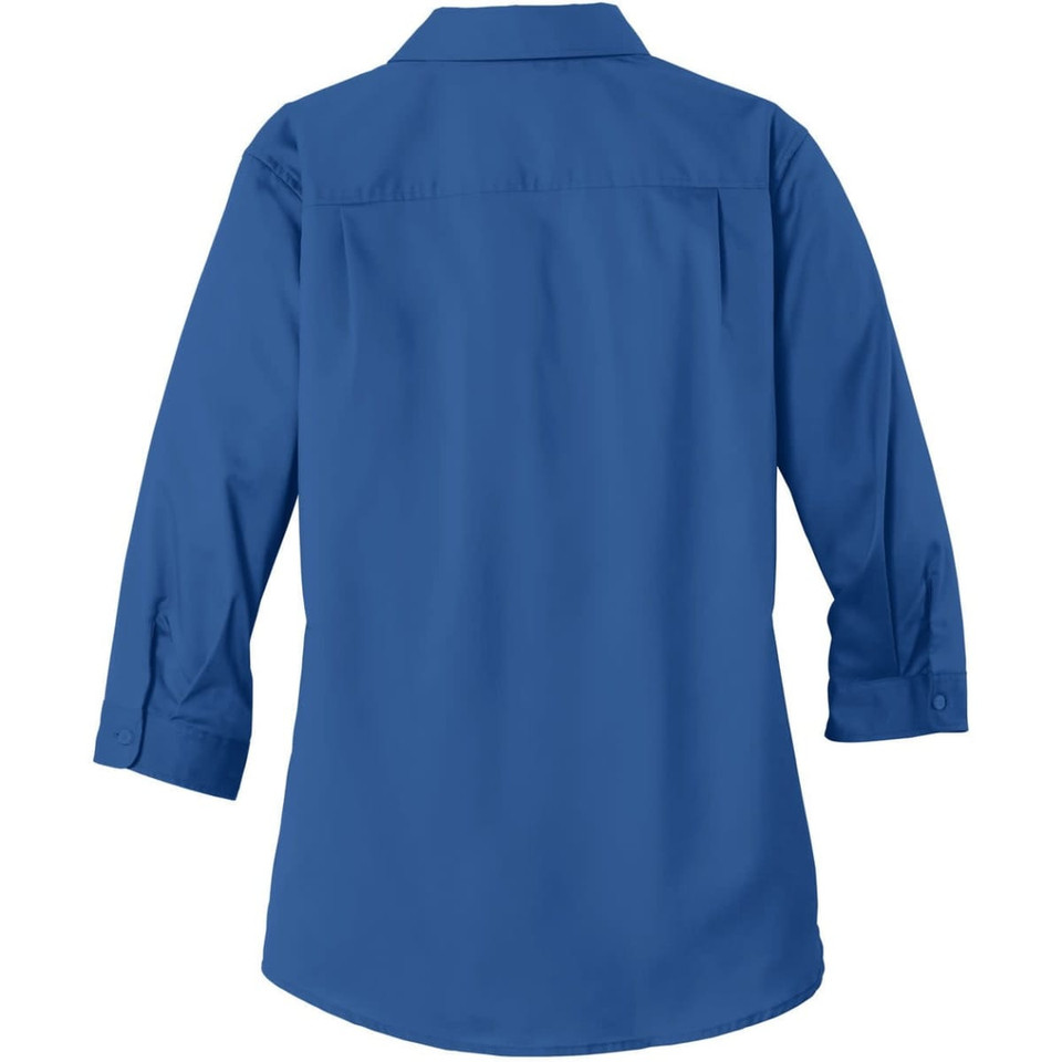 Port Authority Ladies 3/4-Sleeve SuperPro Twill Shirt