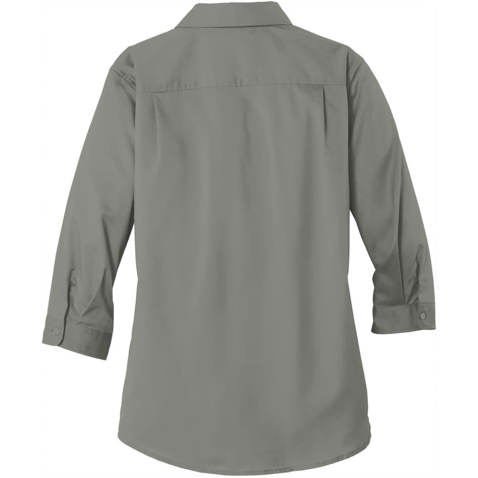 Port Authority Ladies 3/4-Sleeve SuperPro Twill Shirt