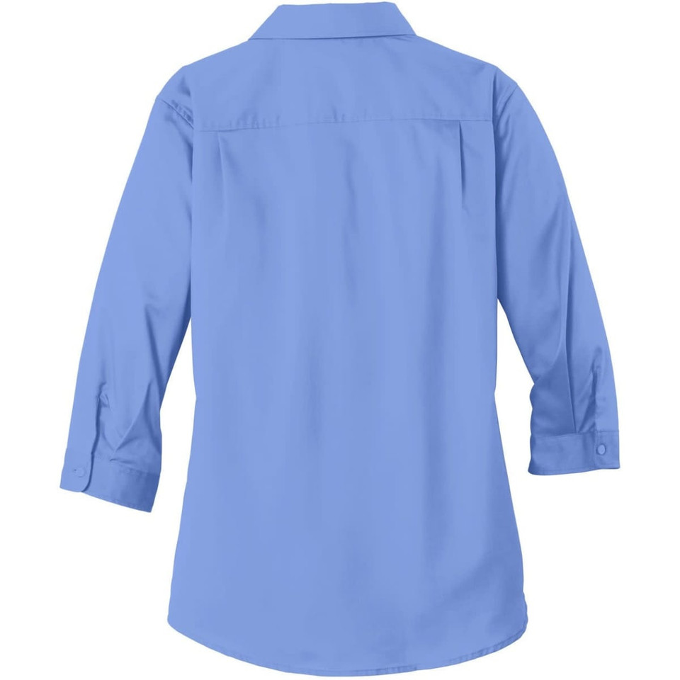 Port Authority Ladies 3/4-Sleeve SuperPro Twill Shirt