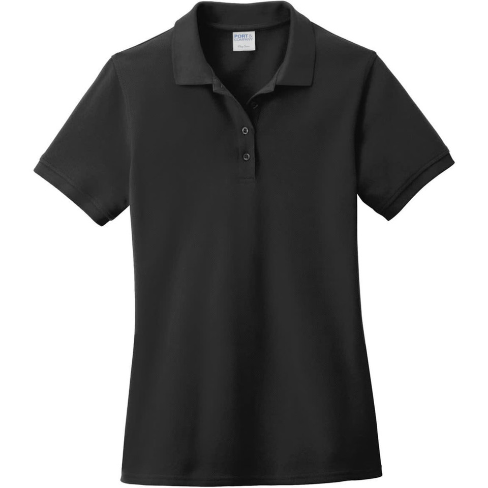 Port & Company Ladies Ring Spun Pique Polo