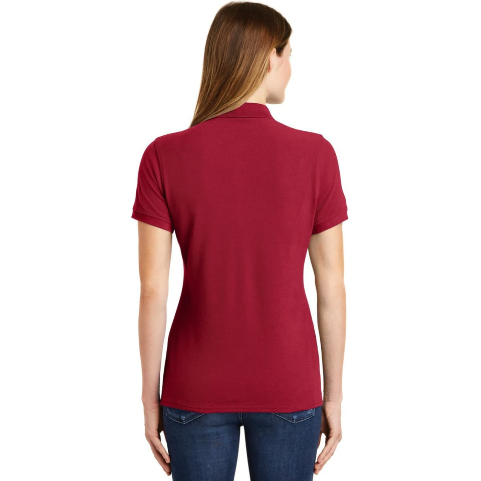 Port & Company Ladies Ring Spun Pique Polo