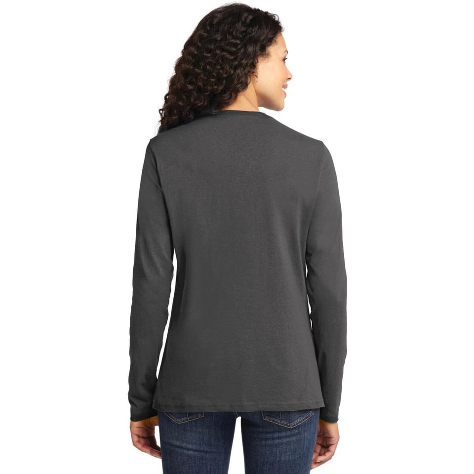 Port & Company Ladies Long Sleeve Core Cotton Tee