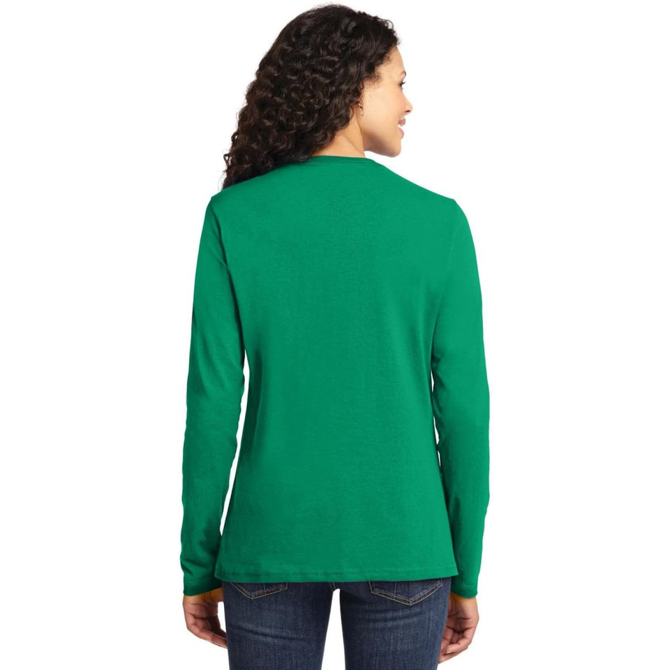 Port & Company Ladies Long Sleeve Core Cotton Tee