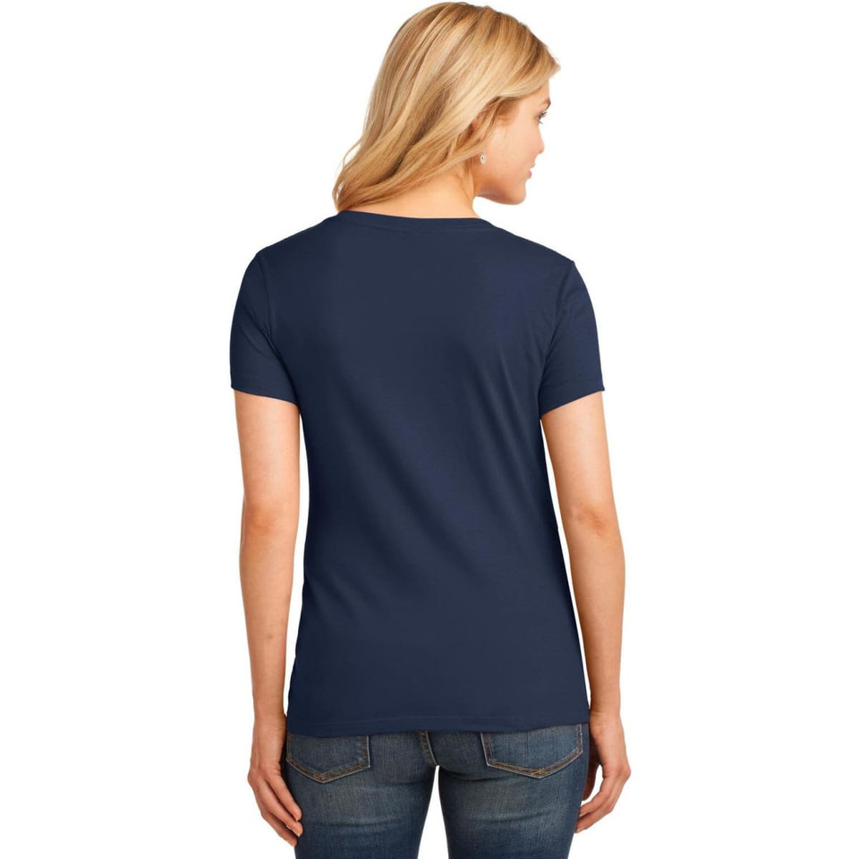 Port & Company Ladies Core Cotton V-Neck Tee
