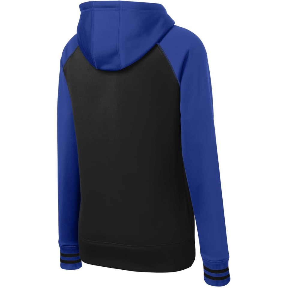 Sport-Tek Ladies Sport-Wick Varsity Fleece Full-Zip Hooded Jacket