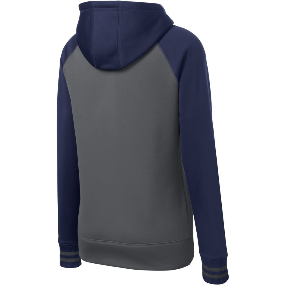 Sport-Tek Ladies Sport-Wick Varsity Fleece Full-Zip Hooded Jacket
