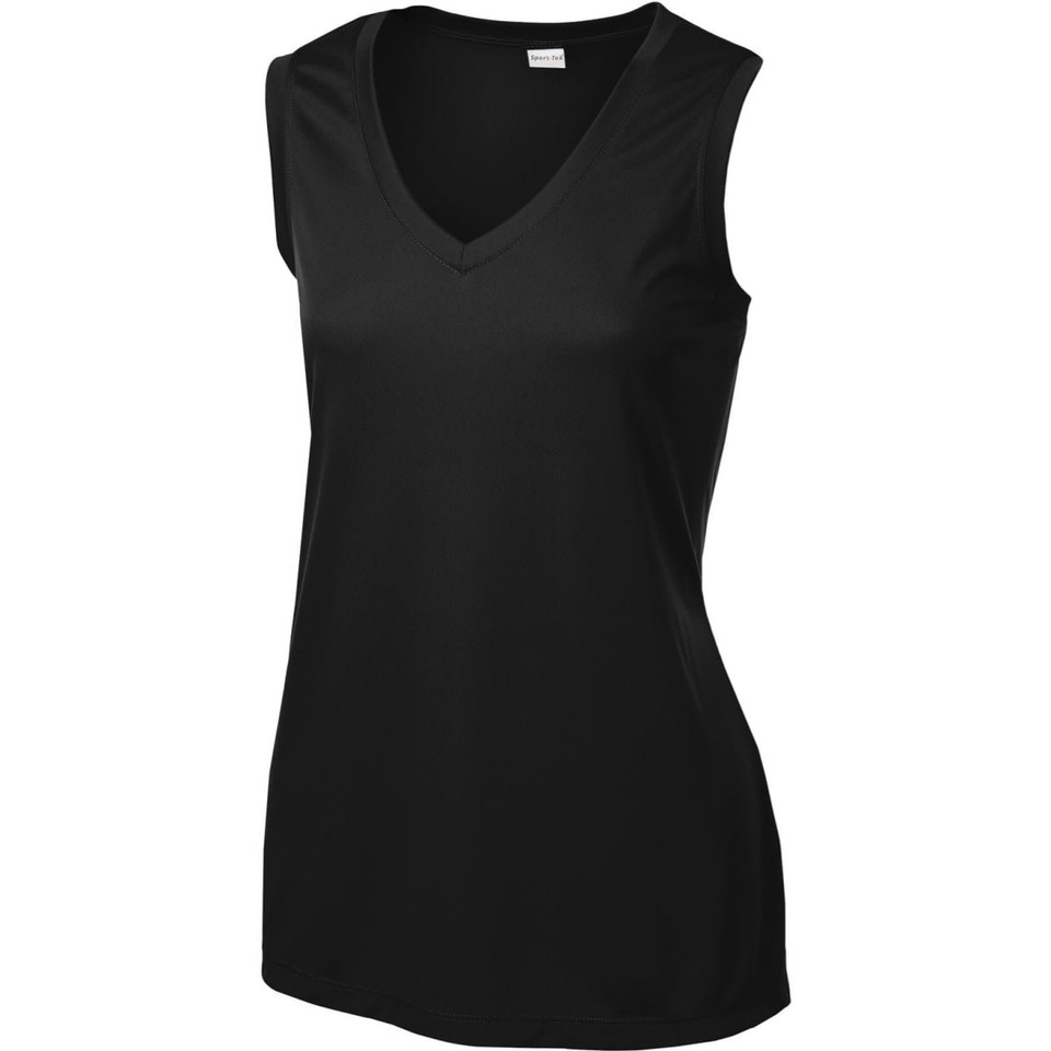 Sport-Tek Ladies Sleeveless PosiCharge Competitor V-Neck Tee