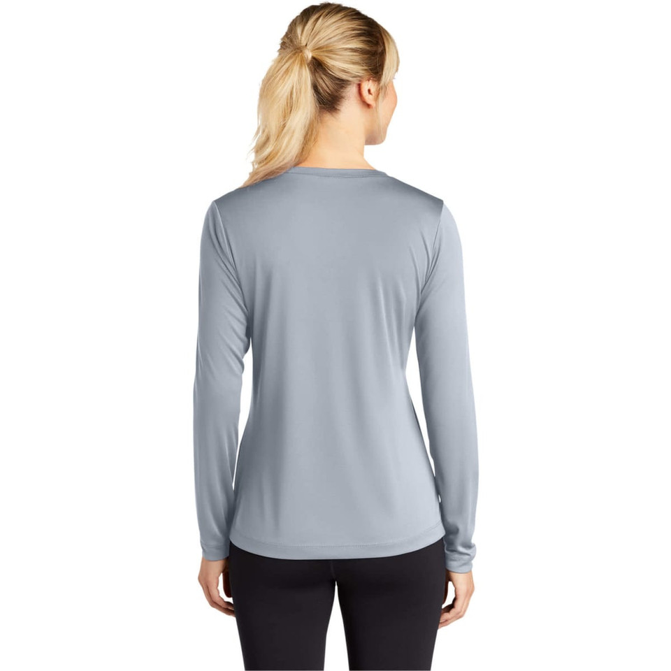 Sport-Tek Ladies Long Sleeve PosiCharge Competitor V-Neck Tee