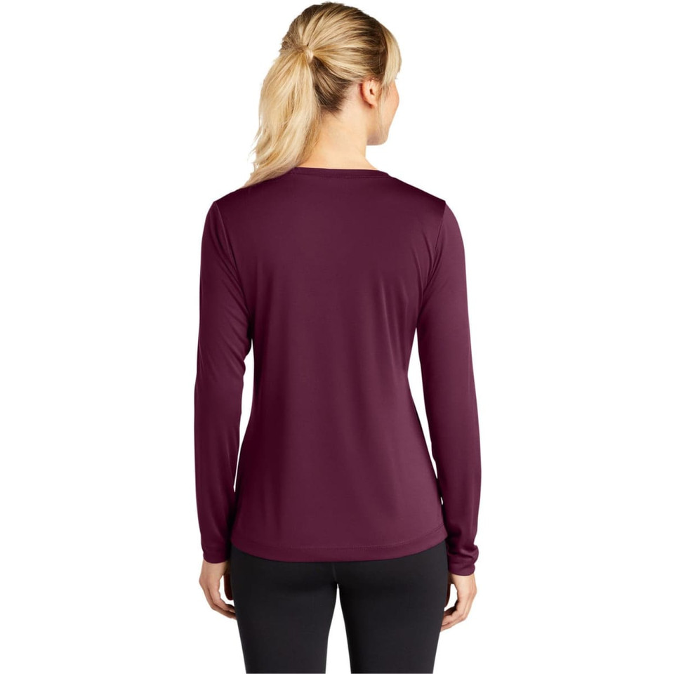 Sport-Tek Ladies Long Sleeve PosiCharge Competitor V-Neck Tee