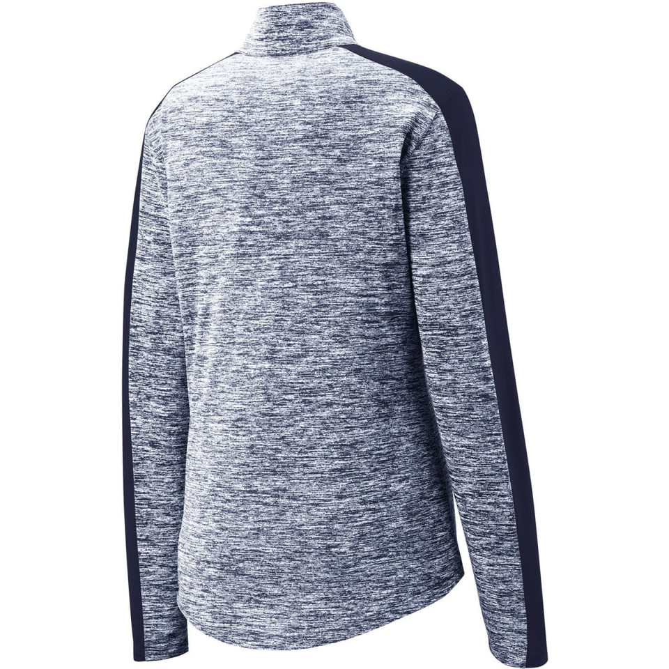Sport-Tek Ladies PosiCharge Electric Heather Colorblock 1/4-Zip Pullover