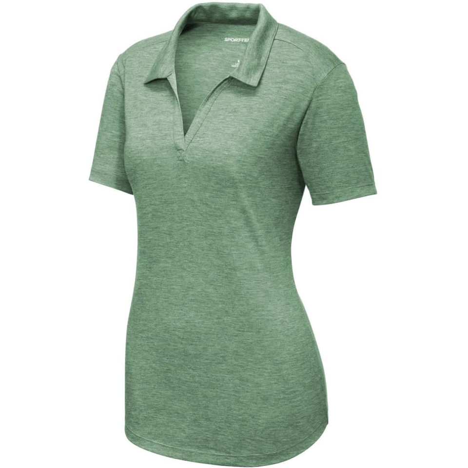 Sport-Tek  Ladies PosiCharge  Tri-Blend Wicking Polo
