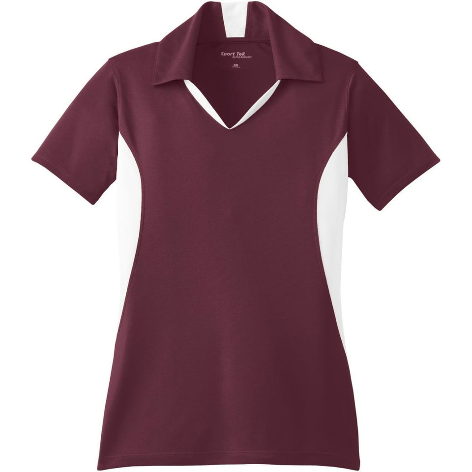 Sport-Tek Ladies Side Blocked Micropique Sport-Wick Polo