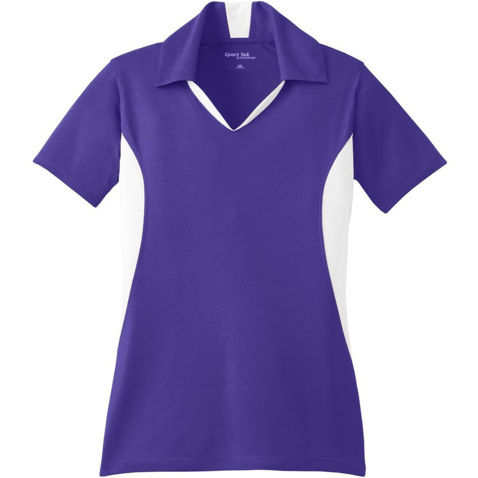 Sport-Tek Ladies Side Blocked Micropique Sport-Wick Polo