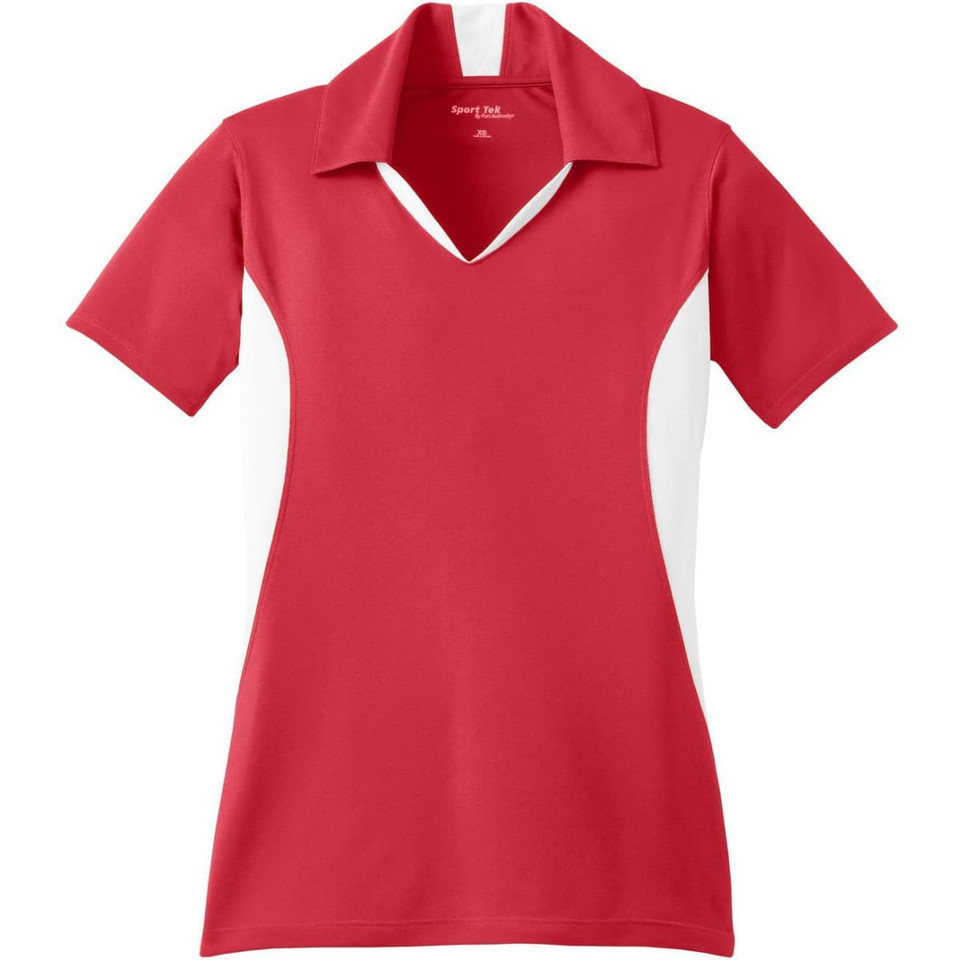 Sport-Tek Ladies Side Blocked Micropique Sport-Wick Polo