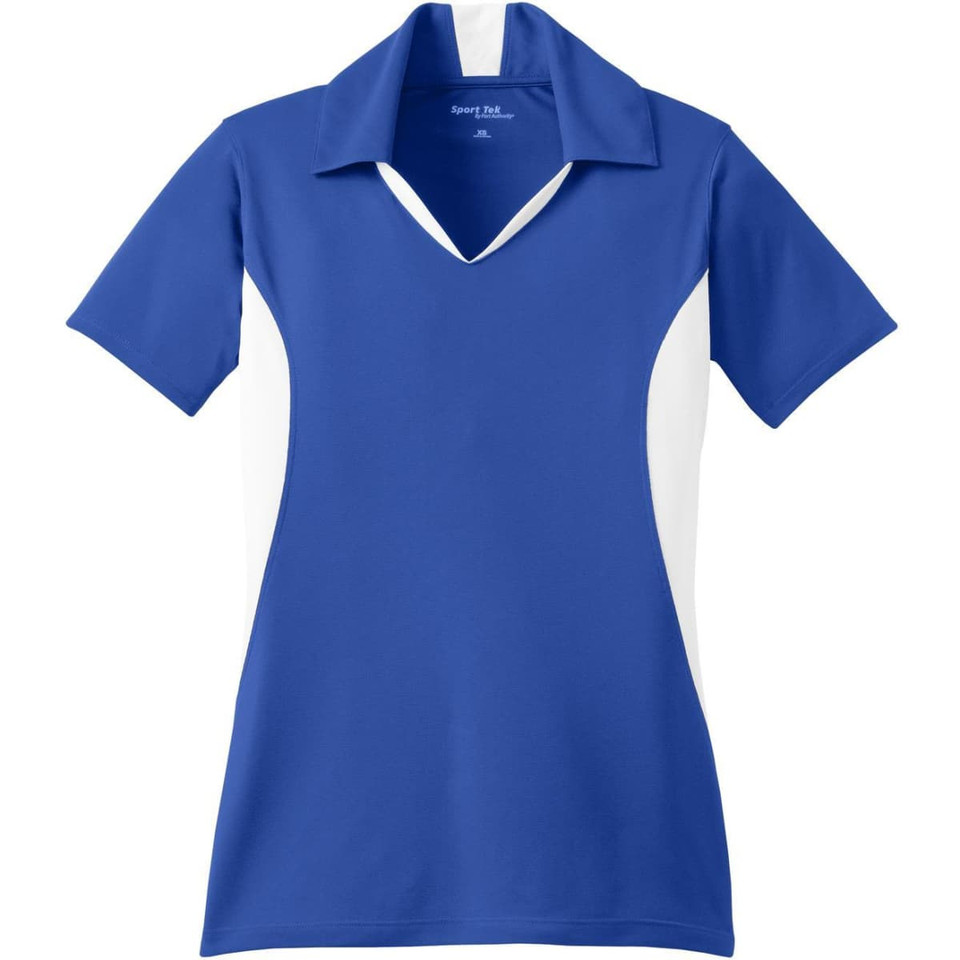 Sport-Tek Ladies Side Blocked Micropique Sport-Wick Polo
