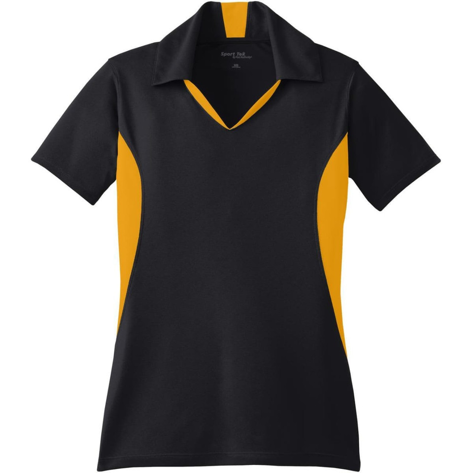 Sport-Tek Ladies Side Blocked Micropique Sport-Wick Polo