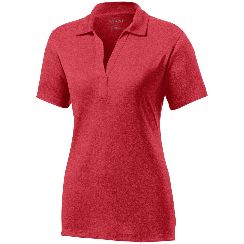 Sport-Tek Ladies Heather Contender Polo