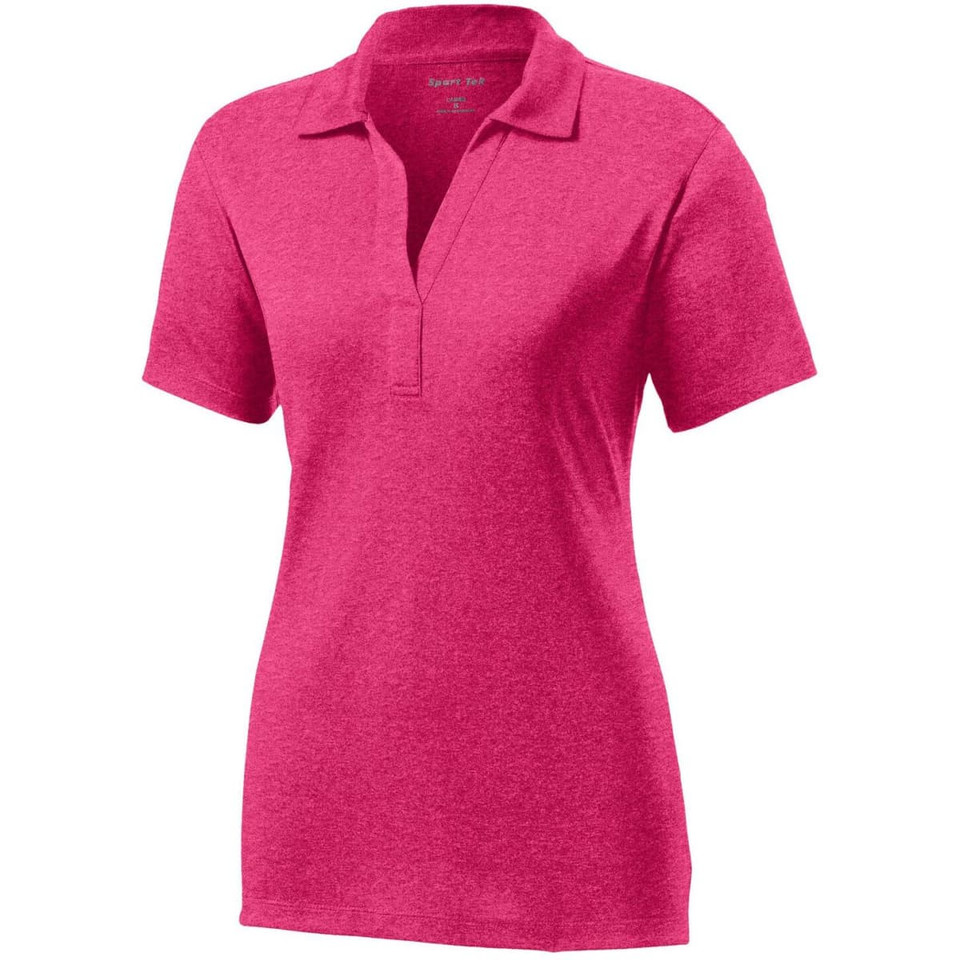 Sport-Tek Ladies Heather Contender Polo