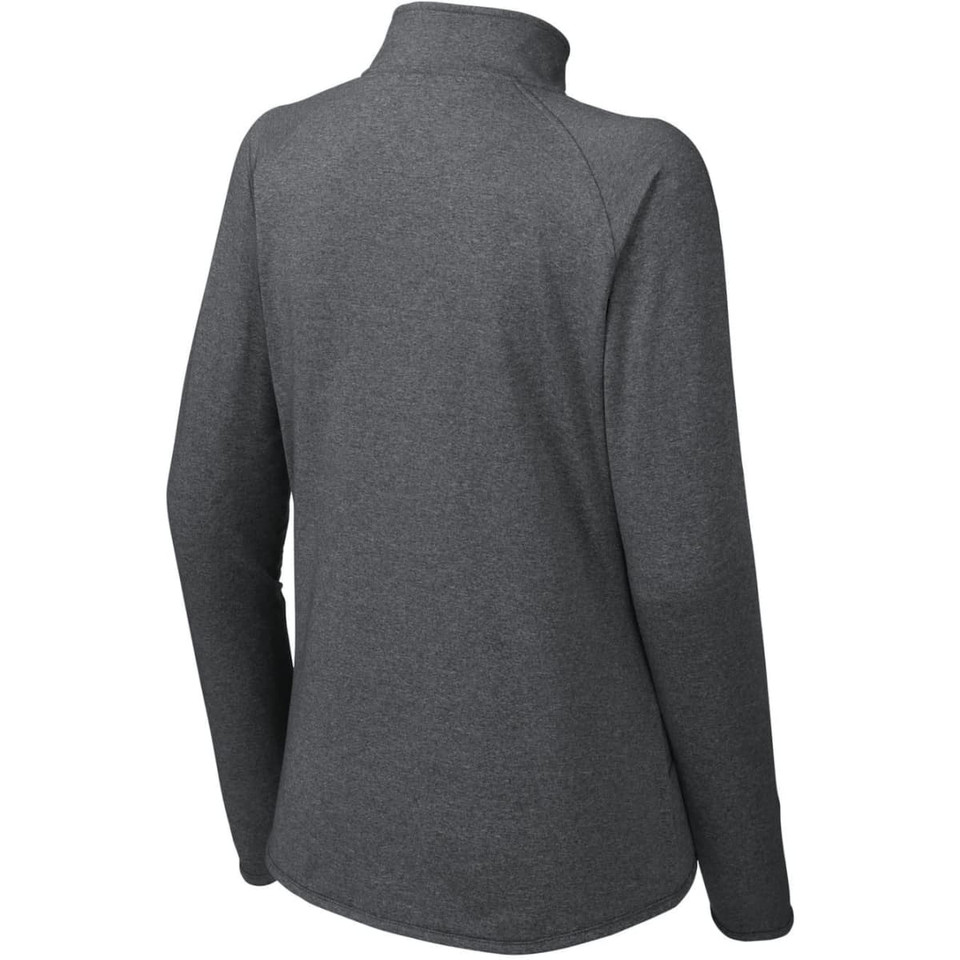Sport-Tek Ladies Sport-Wick Stretch 1/2-Zip Pullover