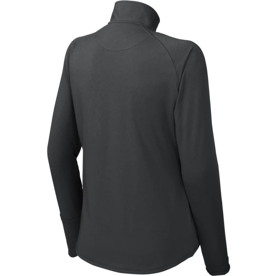 Sport-Tek Ladies Sport-Wick Stretch 1/2-Zip Pullover