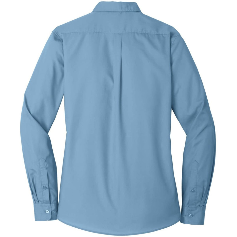Port Authority Ladies Long Sleeve Carefree Poplin Shirt