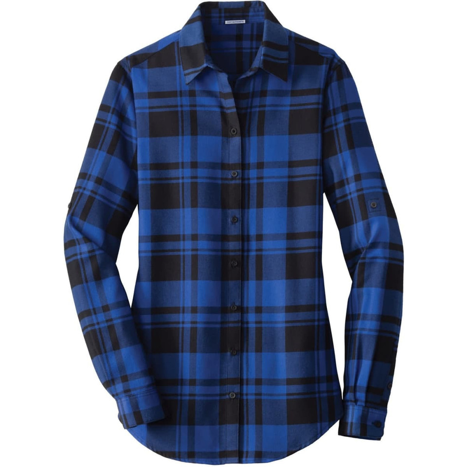 Port Authority Ladies Plaid Flannel Tunic