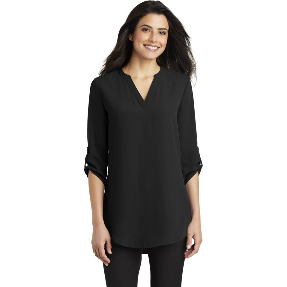 Port Authority Ladies 3/4-Sleeve Tunic Blouse