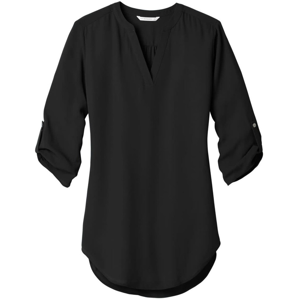 Port Authority Ladies 3/4-Sleeve Tunic Blouse