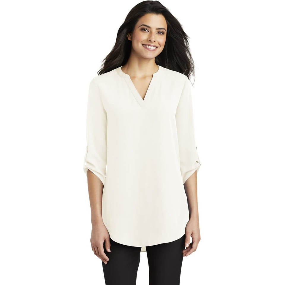 Port Authority Ladies 3/4-Sleeve Tunic Blouse