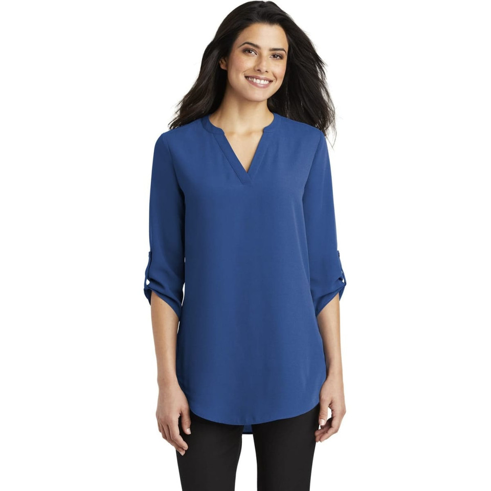 Port Authority Ladies 3/4-Sleeve Tunic Blouse