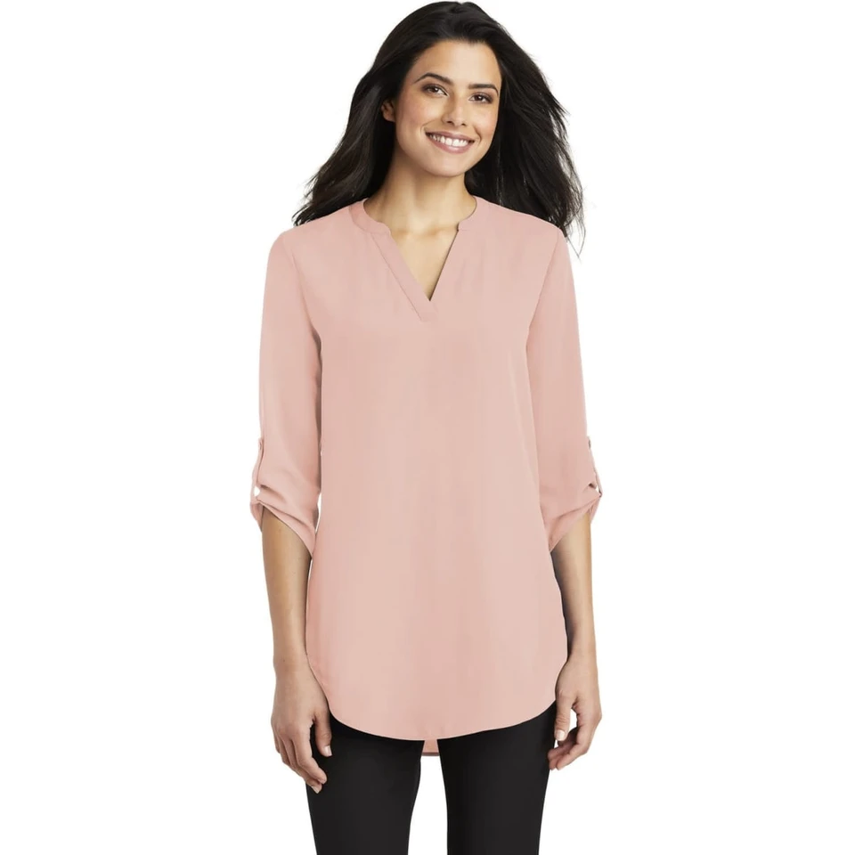 Port Authority Ladies 3/4-Sleeve Tunic Blouse