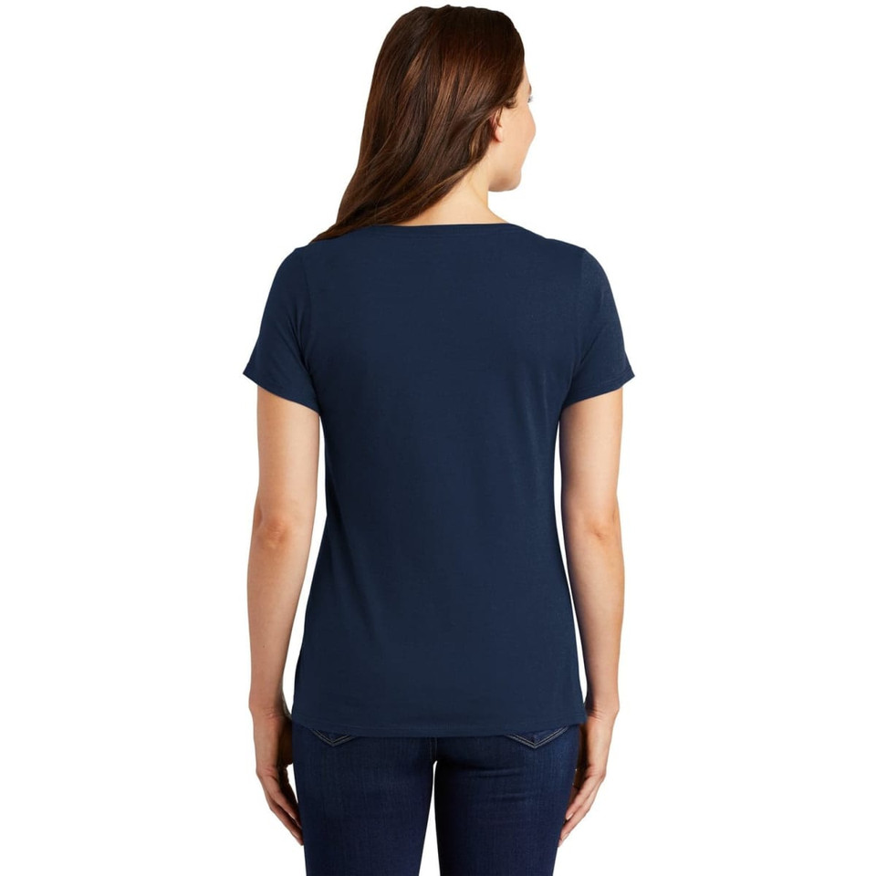 Nike Ladies Dri-FIT Cotton/Poly Scoop Neck Tee