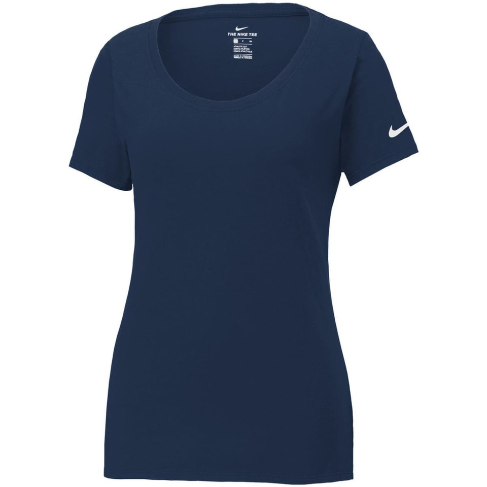 Nike Ladies Dri-FIT Cotton/Poly Scoop Neck Tee