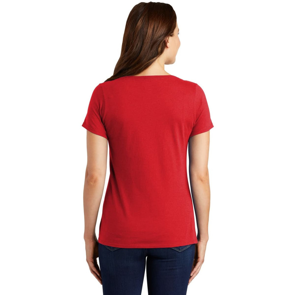 Nike Ladies Dri-FIT Cotton/Poly Scoop Neck Tee