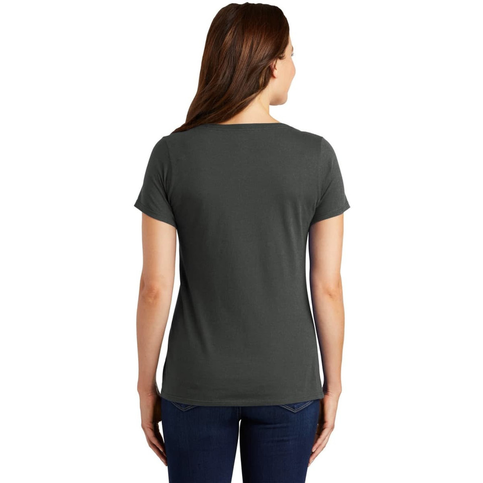 Nike Ladies Dri-FIT Cotton/Poly Scoop Neck Tee