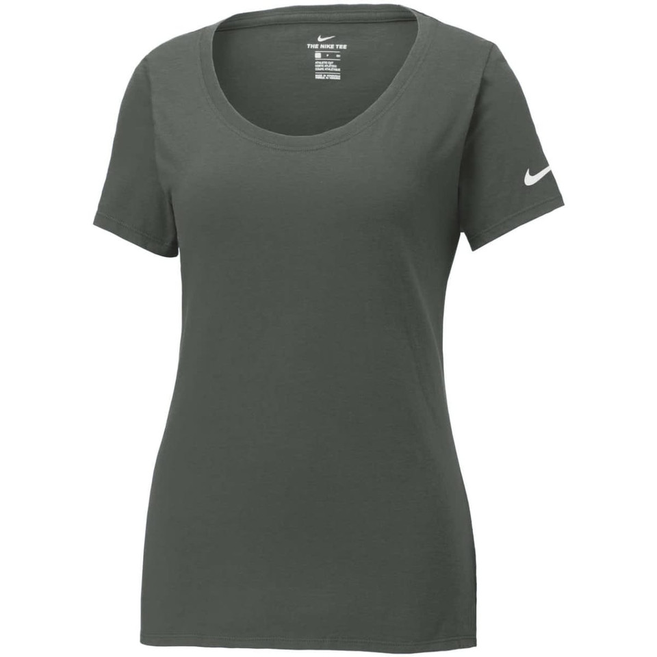 Nike Ladies Dri-FIT Cotton/Poly Scoop Neck Tee