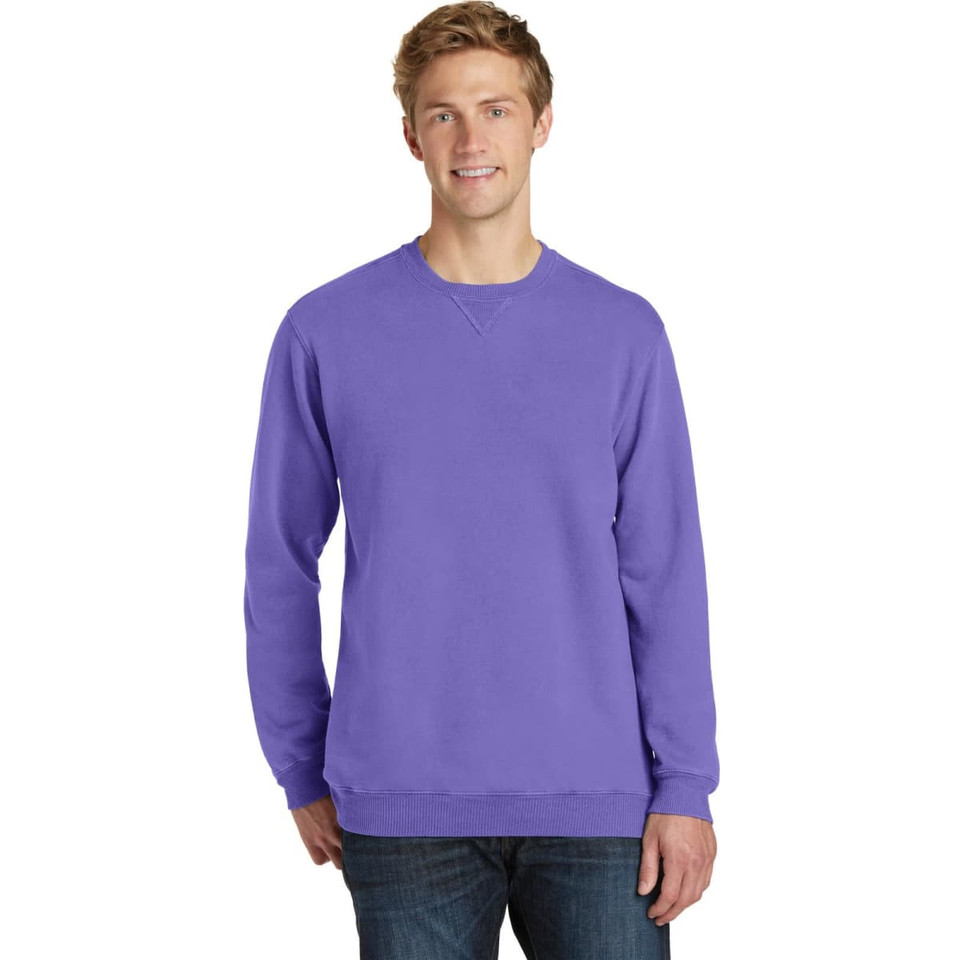 Port & Company Pigment-Dyed Crewneck Sweatshirt
