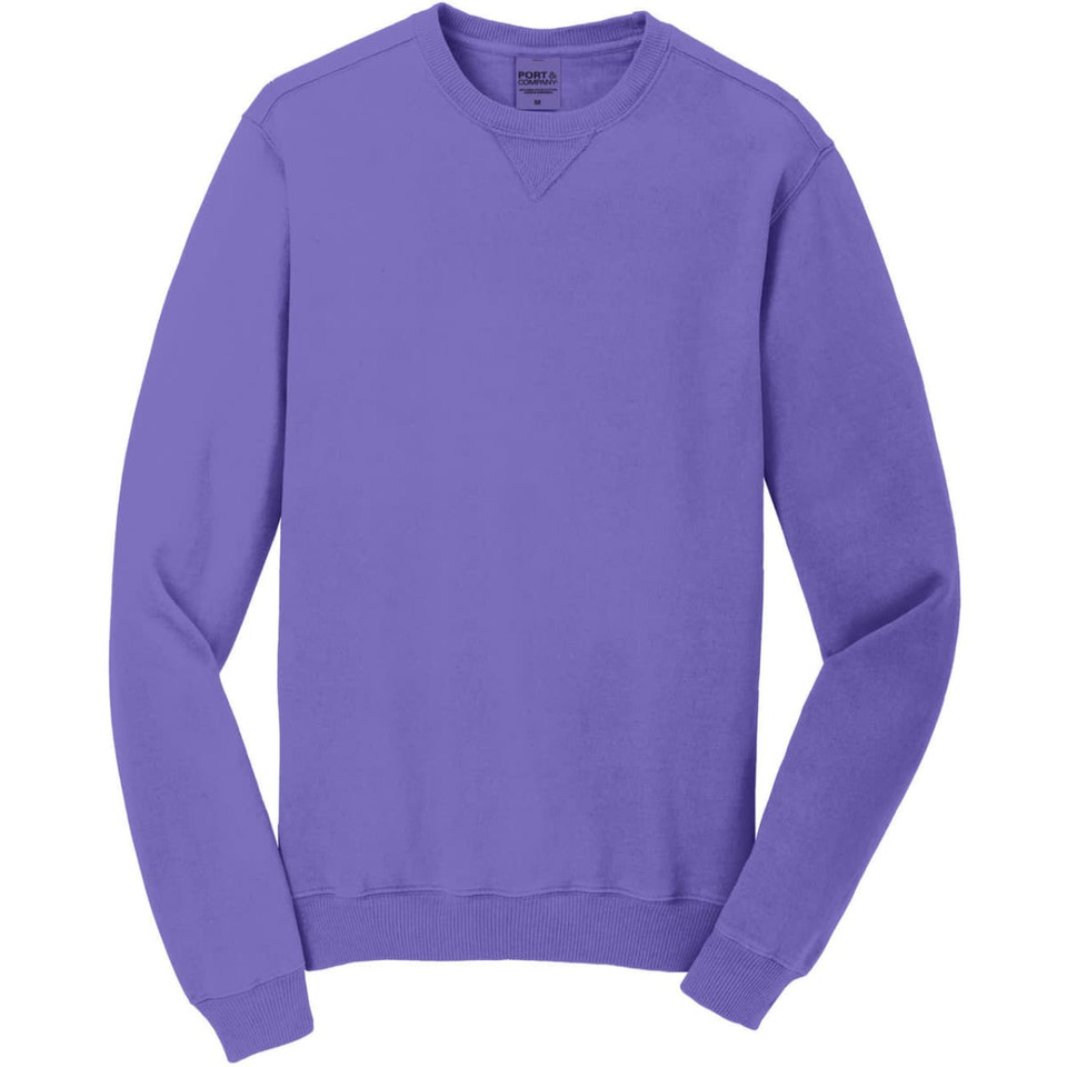 Port & Company Pigment-Dyed Crewneck Sweatshirt