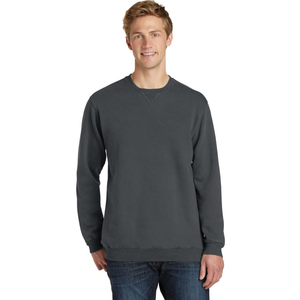 Port & Company Pigment-Dyed Crewneck Sweatshirt