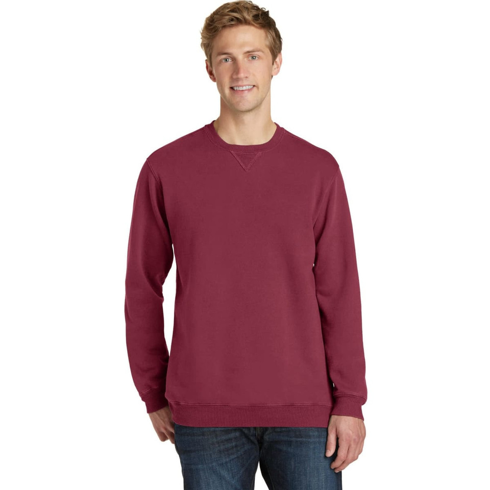 Port & Company Pigment-Dyed Crewneck Sweatshirt