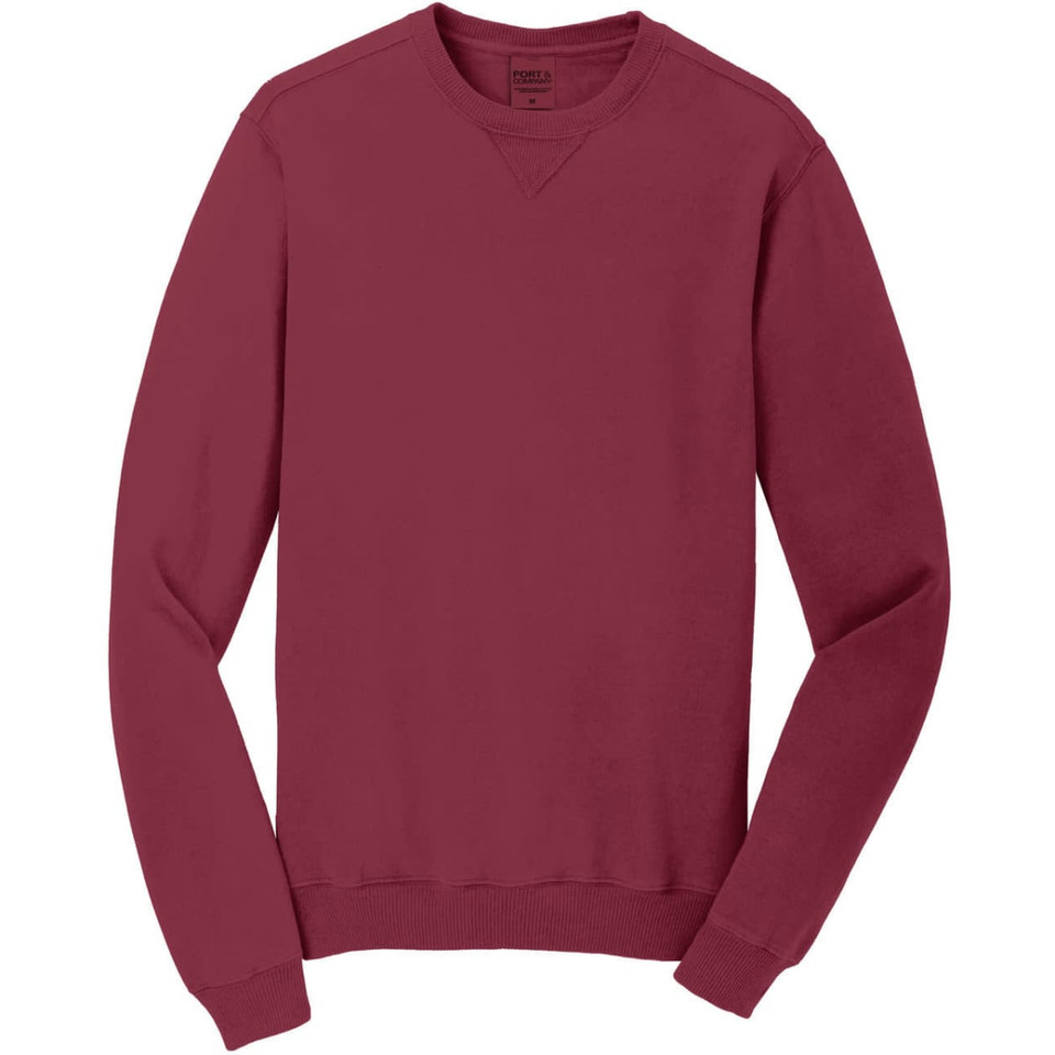 Port & Company Pigment-Dyed Crewneck Sweatshirt