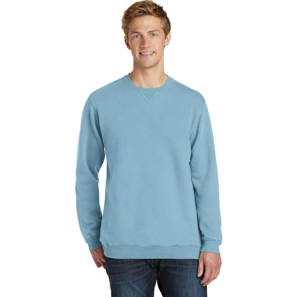 Port & Company Pigment-Dyed Crewneck Sweatshirt