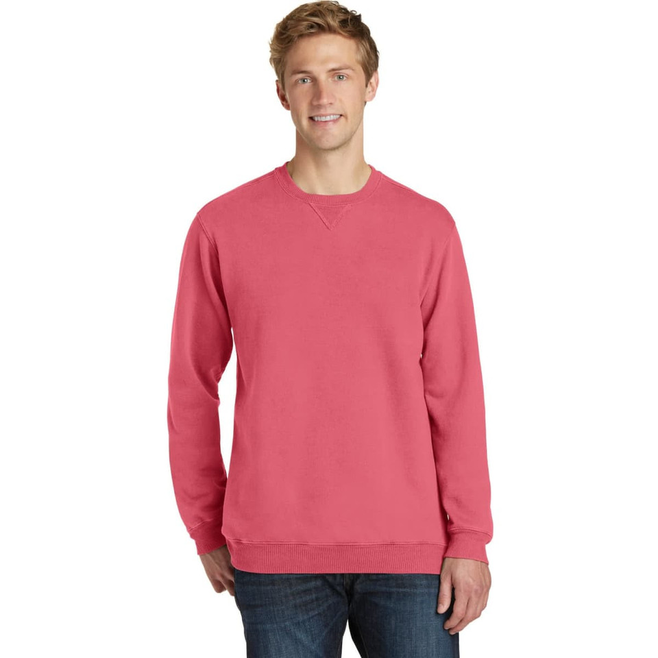 Port & Company Pigment-Dyed Crewneck Sweatshirt
