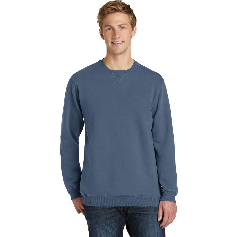 Port & Company Pigment-Dyed Crewneck Sweatshirt