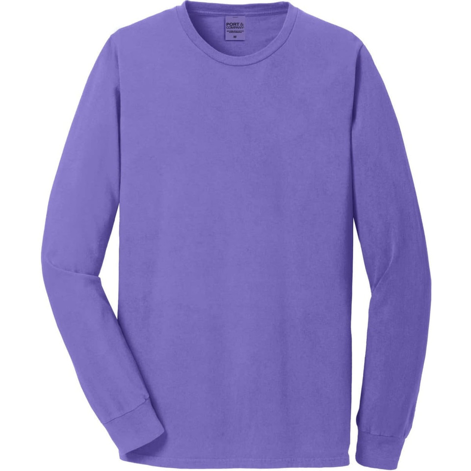 Port & Company Pigment-Dyed Long Sleeve Tee
